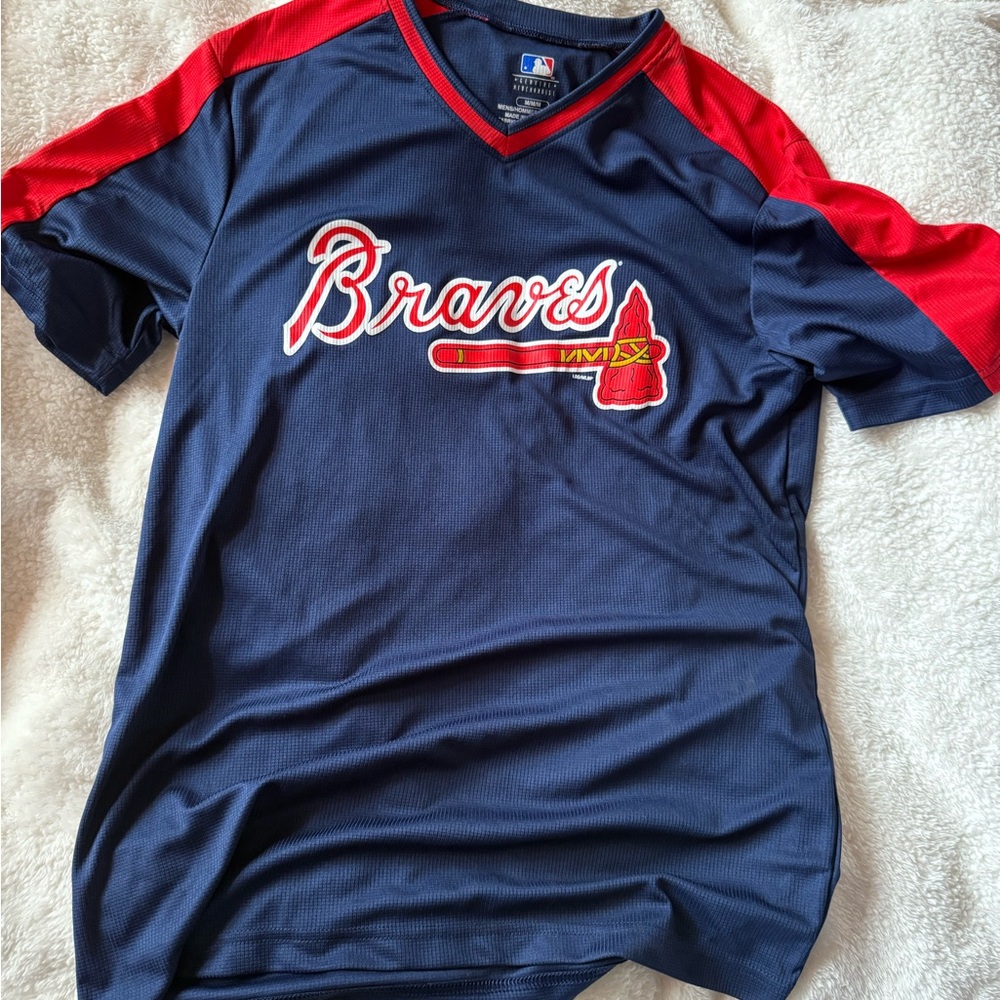 Men’s Braves Navy and Red Shirt